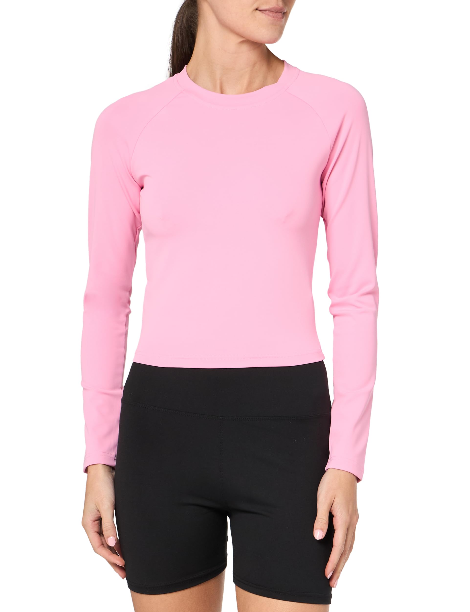 GGOV Womens Long Sleeve Crop Workout Tops Yoga
