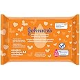 Lenço Umedecido Limpeza Suave, Johnson's, 44 Unidades