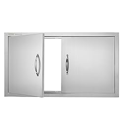 VEVOR Double BBQ Access Door, 34W x 19H Inch