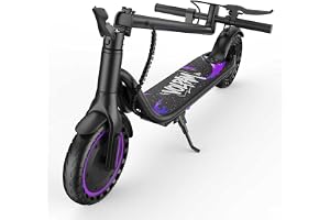 VOLPAM Electric Scooter, 350W/500W/800W/1000W/250W Powerful Motor & 19/22/ 9 MPH Top Speed, 16-28-10 Miles Long Range, Folding E Scooter Choice