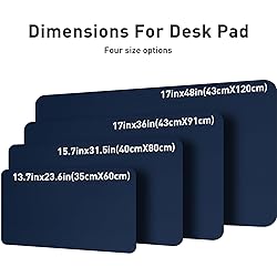 Aothia Leather Desk Pad Protector, Mouse