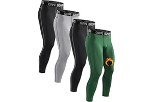 Celfaeree Thermal Compression Pants for Men, Fleece Lined Thermal Underwear for Men Long Johns Base Layer Leggings Tights