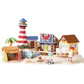 Herrschners Beach Life Village Plastic Canvas Kit