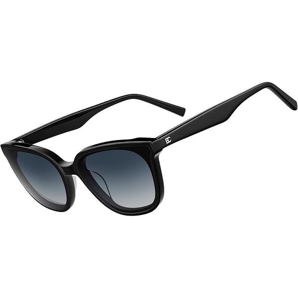 Cat Eye Full Rim Sunglasses - Plastic Frame Non-Polarized UV Protection Amazon.com: Konlley Cat Eye Black Sunglasses Retro Vintage  main image 3