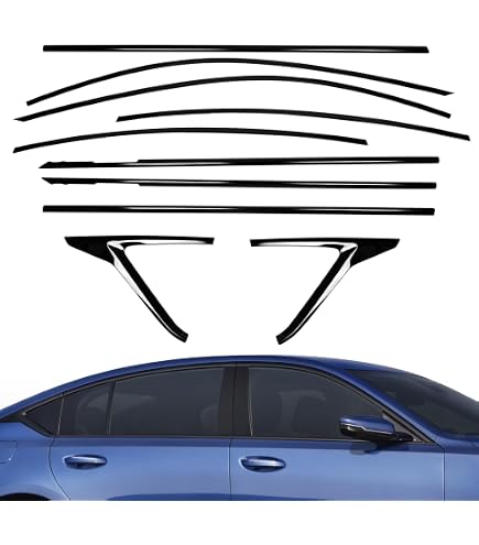 Chrome Pillar Post Trim For 2020-2025 Cadillac CT5 – 8pc Stainless Steel Door Covers
