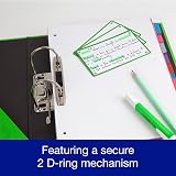 Oxford Premium A4 Lever Arch File Bright Green 70mm Spine 56mm Capacity view 5