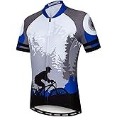 Cycling Jersey Kids,Bike Short Sleeve T-Shirt Boys Girls Cartoon Tops Breathable Quick-Dry S-XXL