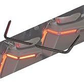 HCmotorku LED Saddlebag Tail Light Fit for Harley Touring 2024-2025 | Smoked Lens, Running, Brake and Turn Signal, Fits CVO Street Glide, CVO Road Glide, Street Glide, Road Glide