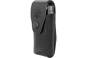 1791 EDC Multitool Sheath, American Leather Multitool Pouch for Belts with Snap, Compatible with Full Size Leatherman, SOG and Gerber. Max Size = 4" Long