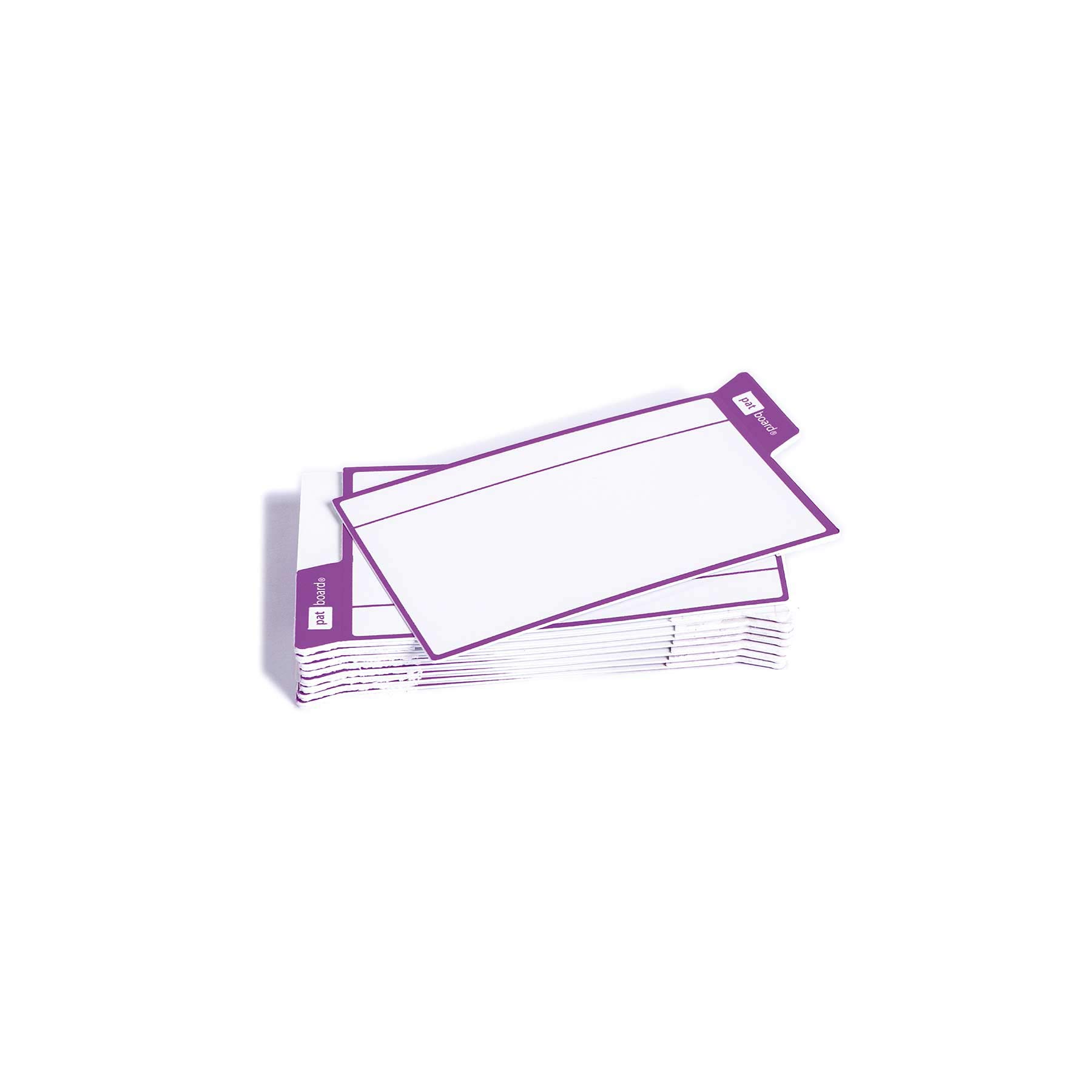 PATboard Scrum Board and Kanban Board TASKcards Medium for Glass - Purple