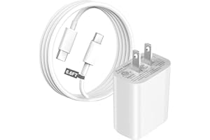 ENYNEO iPhone 15 Charger, iPad Pro Fast Charger with 6.6ft USB C Cable, 20W USB C Charger for iPhone 15/15 Pro/Pro Max/Plus, iPad Pro 12.9/11 inch, iPad Air 5th/4th Gen 10.9 inch, iPad 10th Generation/Mini 6
