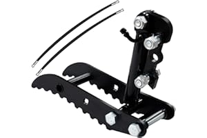 DANWIWEE Hydraulic Thumb Clip for Mini Excavators, with 2*M14 Hoses and Screws, Small Digger Attachments fit Most of up to 2 tons