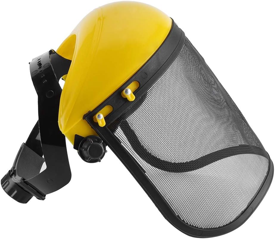 thumbnail image 2 of Safety Helmet With Mesh Visor For Logging & Brush Cutting - Forestry Protection Helmet With Face Shield 2 of 12
