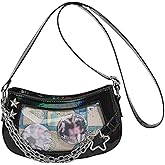 Egoaugx Y2K Ita Purse, Pin Display Crossbody Bag, Cute Aesthetic Ita Bag for Women