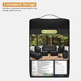 Dokon 3 Seater Garden Swing Cover Waterproof Heavy Duty Oxford 215x125x170cm view 7