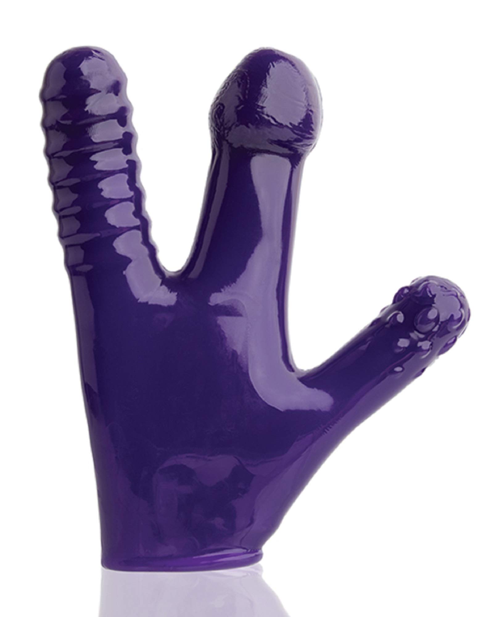 Oxballs Claw Glove Aubergine - The Dildo Glove