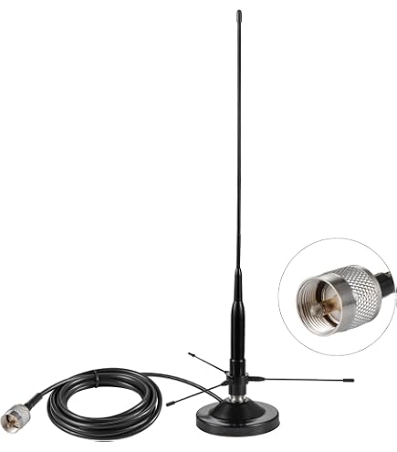 Hustler Magnet Mount Mount With Standard 3/8 Thread Mount For Medium Size Antennas