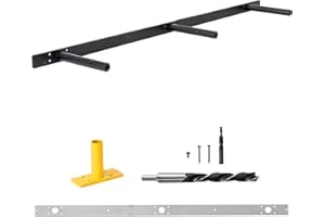 FIRMETAL Heavy Duty Floating Shelf Bracket 38 inch, Hidden Shelf Bracket for Mantel and Shelving, Max Load 200 lbs if Mounted on Studs, Invisible Bracket for Floating Shelves (with Ease Build Kit)