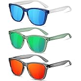 RSQQAV Kids Polarized Sunglasses for Girls Boys UV400 Protection Classic Fashion sun Glasses Lightweight Material Age 3-10