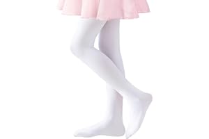 Coziwill Socks Ballet Tights Girls Dance Tights School Girl Footed Leggings Kids Ultra Soft Pantyhose Stockings Toddler