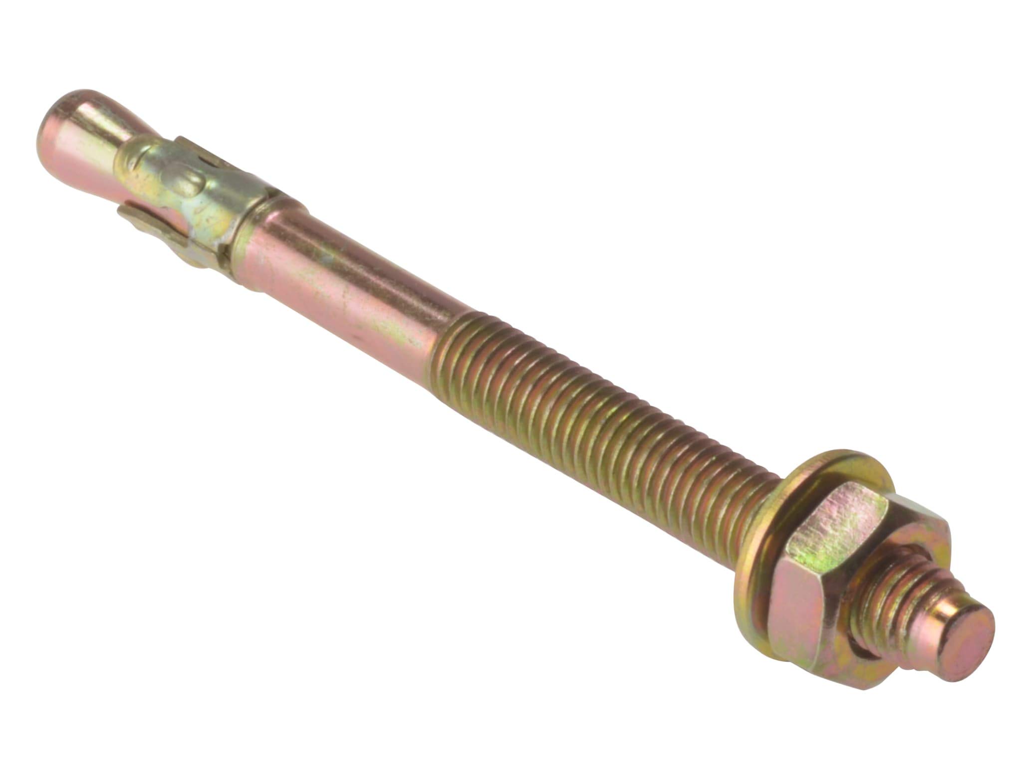 AHC K-ZYTB16150B5 M16 x 150 mm Through Bolts - Zinc Plated (Pack of 5)