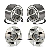 Front Rear Wheel Bearing And Hub Assembly Kit For