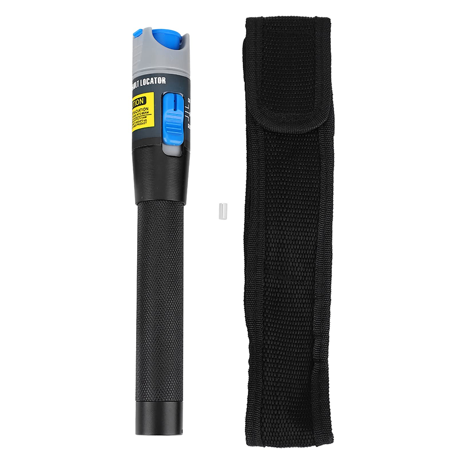 Fiber Optic Cable Tester Visual Fault Locator Pen 650nm Red Light for Network Installation and Maintenance, Aluminum Alloy VFL Tool Detects Breaks and Bends Up to 10Km Range