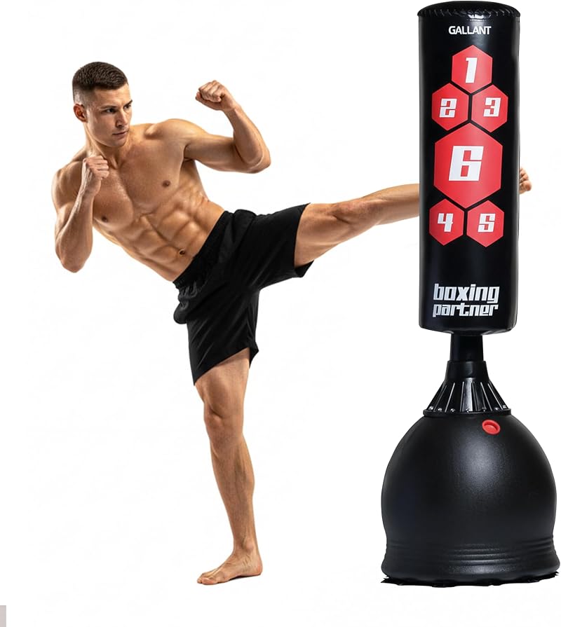 Gallant 5.5 ft Free Standing Punching Bag Heavy Duty Stand Indoor Outdoor