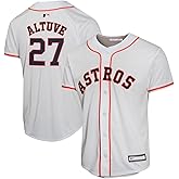 Outerstuff Jose Altuve Houston Astros MLB Kids Youth 8-20 White Home Player Jersey