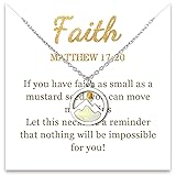 Mustard Seed Necklace, Christian Mothers-Day