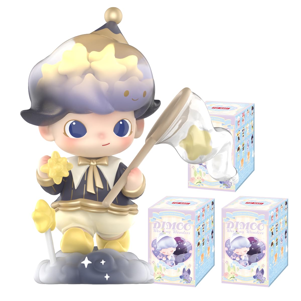 POP MART DIMOO Weaving Wonders Series Figures 3PC Blind Boxes Collectible Chic Art Character Fan-Favorite Toy Action Figure Premium Design Gifts for Women — image 1