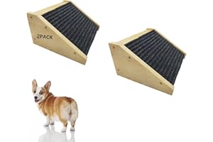 Dog Ramp for Stairs, Non-Slip Dog Stairs, Low-Angled Pet Ramps for Small Dogs and Cats, Medium Dogs, Step and Stair Assist fo