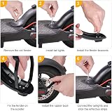 Ainiv Rear Fender Set for Xiaomi M365/M365 Pro Scooter view 7