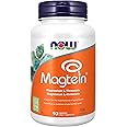 NOW Supplements, Magtein with patented form of Magnesium (Mg), Cognitive Support, 90 Veg Capsules