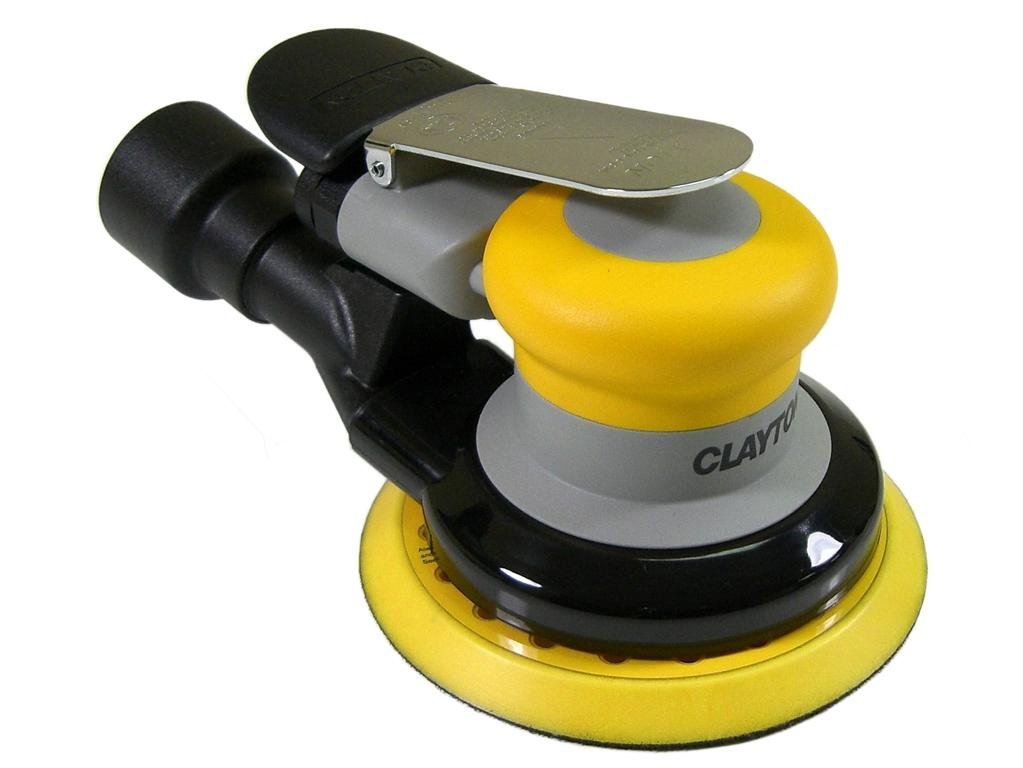 Clayton 67012501J 5Inch Pneumatic Random Orbital Sander with Multi
