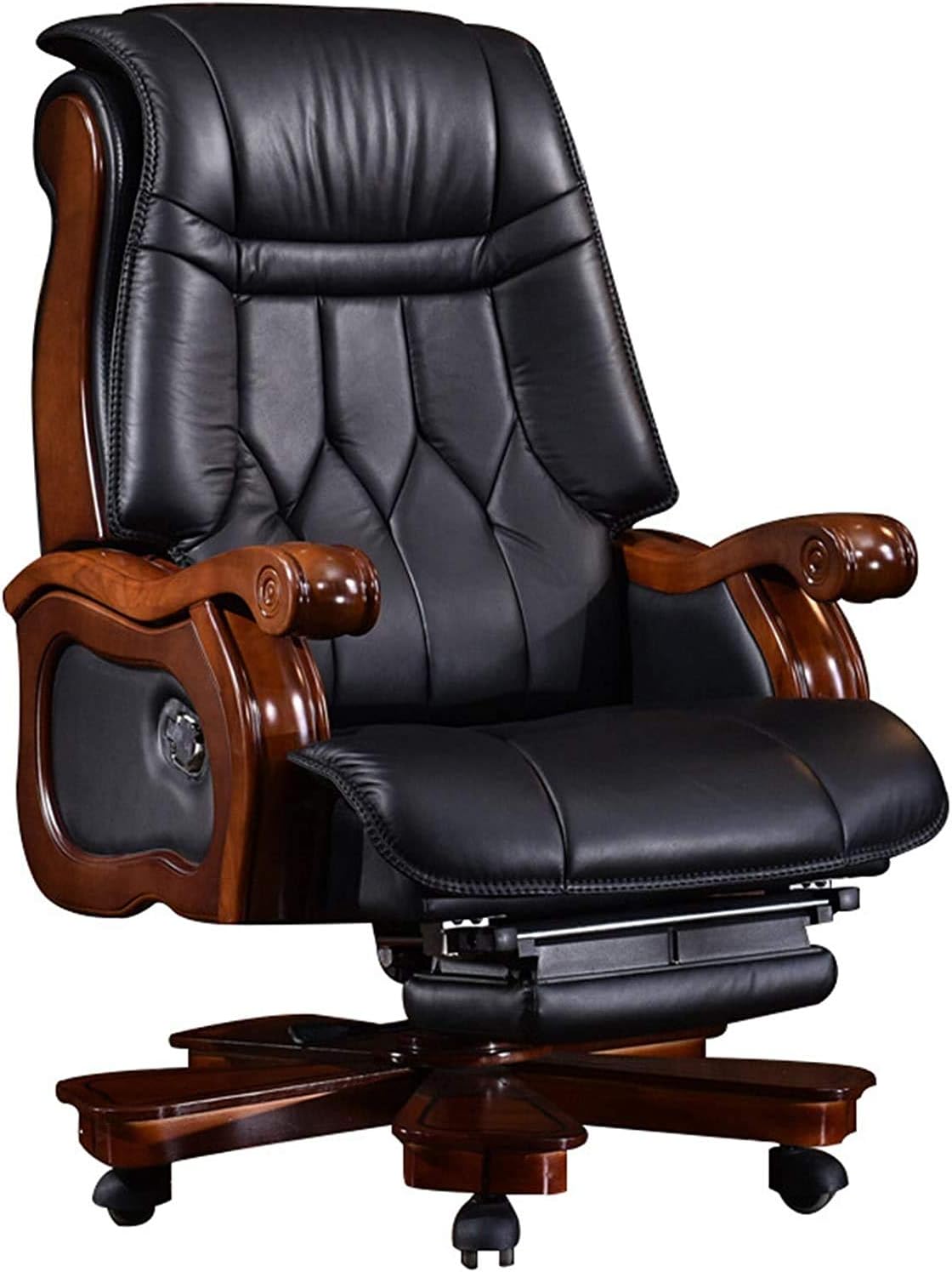 Executive Office Chair, Computer Desk Chair, Ergonomic PU Leather