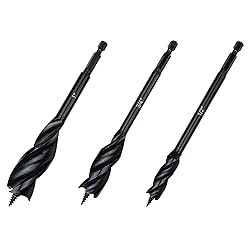 Greycore Tools 3-Piece 6 Inch 3-Flute Auger