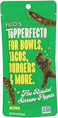 Fillos Topperfecto Fire Roasted Serrano Pepper, 2.5 Oz