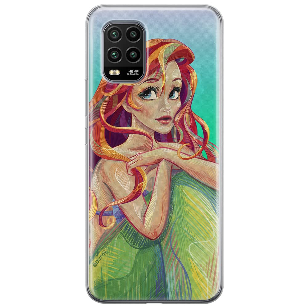 ERT GROUP mobile phone case for Xiaomi MI 10 LITE original and officially Licensed Disney pattern Ariel 004 optimally adapted to the shape of the mobile phone, case made of TPU — image 1
