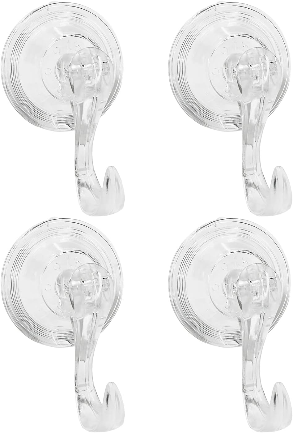 Wreath Hangers - Sattiyrch Suction Cup Wreath Hanger for Glass Door,Outdoor Large Strong Clear Suction Cup Wreath Hooks with Wipes for Front Door,Holds up to 16 lbs (8 pcs)