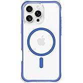 ORNARTO Air Case for iPhone 16 Pro Max Clear, Compatible with MagSafe, Military-Grade Drop Protection Cover with Built-in Air-Blue