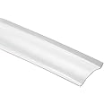 RecPro 1" RV Vinyl Trim Insert | UV Protection | Roof Trim (100', White)