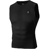 Runhit Sleeveless Compression Shirt Men Tank Top Athletic Muscle Shirts for Men