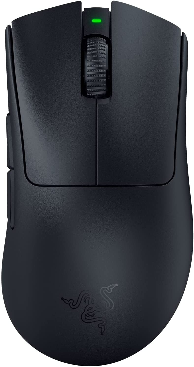 Photo 1 of Razer DeathAdder V3 Pro USB Optical Wireless RGB Gaming Mouse - Black (RZ01-04630100-R3G1)