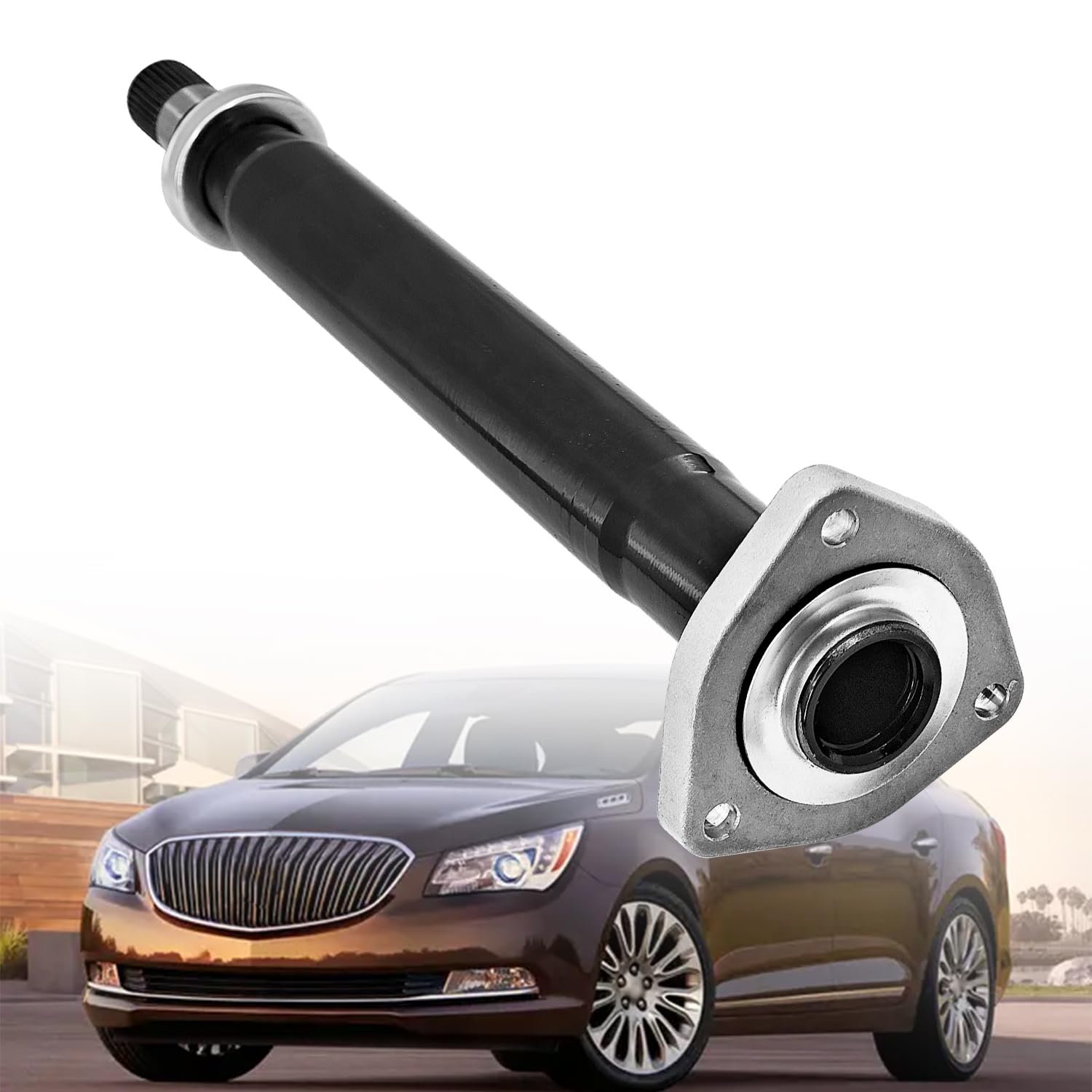 Photo 1 of 13408581 CV Intermediate Shaft Compatible with Buick Cascada Lacrosse Regal Verano 1.6L 2.0L 2.4L Compatible with Chevy Impala Malibu Orlando 2.5L 2010-2019 Replace#20997748 22910264