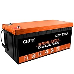 CHINS LiFePO4 Battery 12V 300Ah Lithium Battery