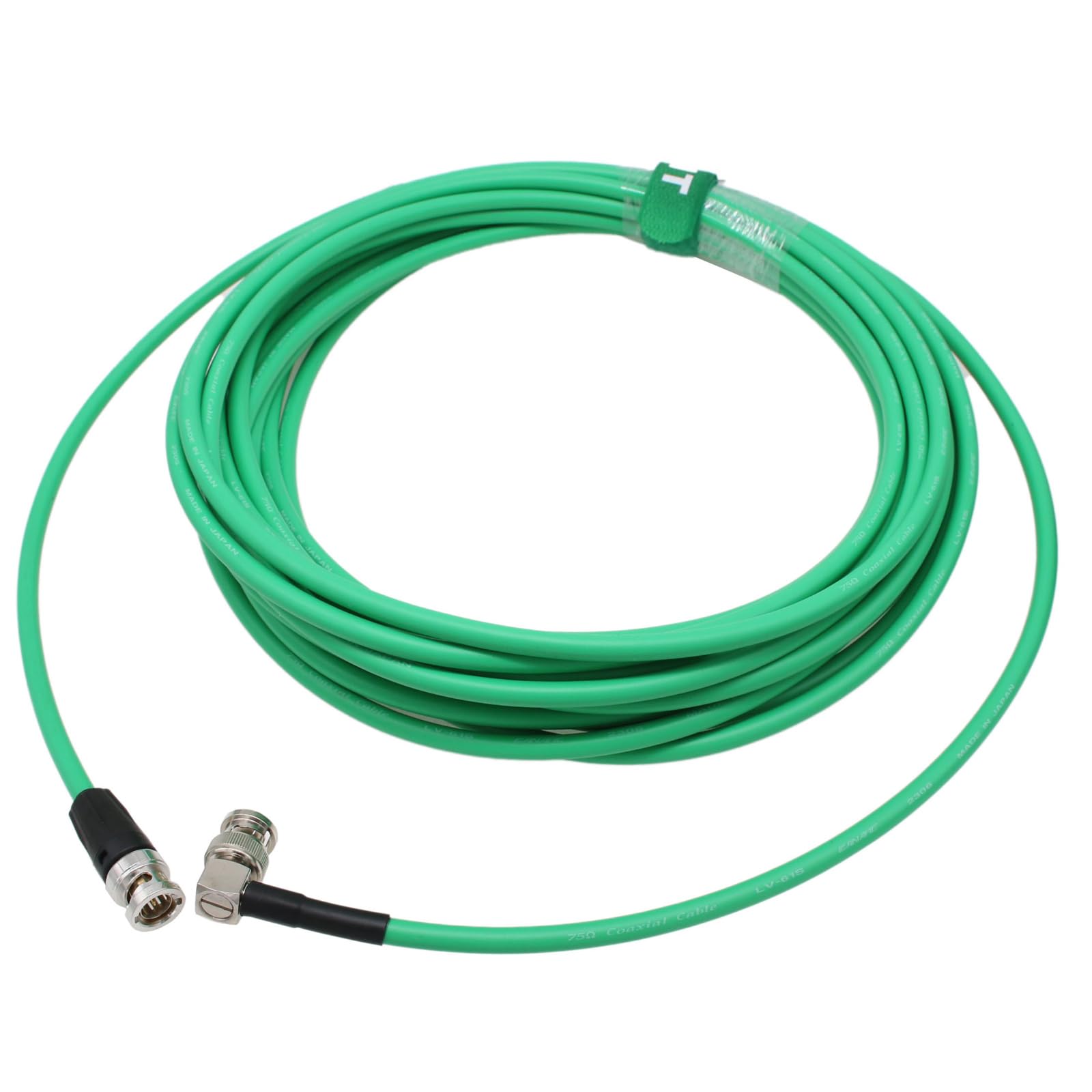 HangTon 12G 4K 60P SDI BNC 75Ω Coaxial Video Cable Canare LV-61S for Blackmagic Decimator Komodo Alexa Atomos Broadcast Camera Monitor 10M