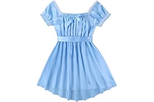 YiZYiF Men's Satin Frilly Girly Costumes Sissy Dress Cross Dresser Lingerie Pajamas Nightwear