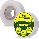 Konload Nursery Grafting Tape, Buddy Tape for Fruit Trees/Plant Self-Adhesive PE Stretchable Film for Grafting and Budding -Garden Grafting Tool (3CM(1-1/5") W, 2 Roll)