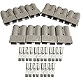 50 Amp Power Connector 10PCS Battery Power Quick Disconnect Connectors Plug Grey (6AWG)